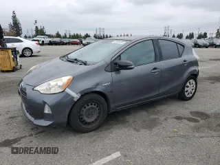 2012 Toyota Prius c One with VIN JTDKDTB32C1028595, listed as a Copart auction lot 53305535 with Not Provided miles and Salvage Title. Bid and sale history available at carsss.com. Image 1.