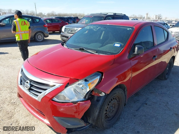 2015 Nissan Versa SV with VIN 3N1CN7AP5FL840101, listed as a IAAI auction lot 41818458 with 156,203 mi miles. Bid and sale history available at carsss.com. Image 17.