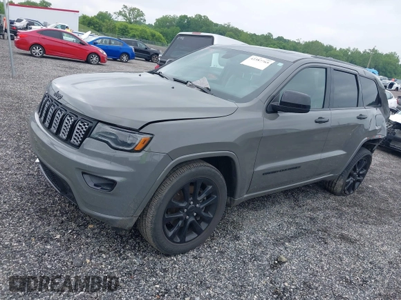 2021 Jeep Grand Cherokee Laredo E with VIN 1C4RJFAG1MC655503, listed as a IAAI auction lot 42387765 with 38,423 mi miles and . Bid and sale history available at DreamBid. Image 2.