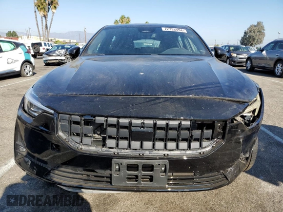 2023 Polestar 2 z VIN YSMEG3KA6PL162267, wystawiony jako Copart lot #72738494 z przebiegiem Nie podano mil oraz Szkoda całkowita • Salvage title. Historia ofert i sprzedaży dostępna na DreamBid. Obrazek 5.
