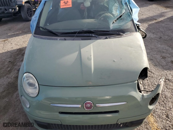 2013 FIAT 500 Pop with VIN 3C3CFFDR7DT554334, listed as a Copart auction lot 44164085 with 77265 miles and Salvage Title. Bid and sale history available at carsss.com. Image 11.