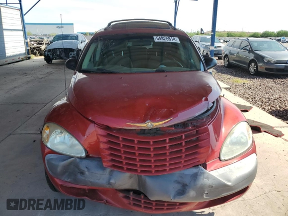 2002 Chrysler PT Cruiser Limited with VIN 3C8FY68B62T310752, listed as a Copart auction lot 64825614 with 156,676 mi miles and Salvage Title. Bid and sale history available at carsss.com. Image 5.