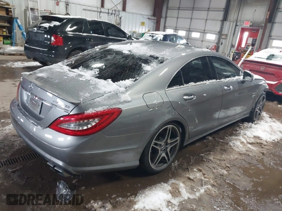 2012 Mercedes-Benz CLS-Class CLS 63 AMG with VIN WDDLJ7EB1CA035325, listed as a IAAI auction lot 41606737 with 89,602 mi miles. Bid and sale history available at carsss.com. Image 4.