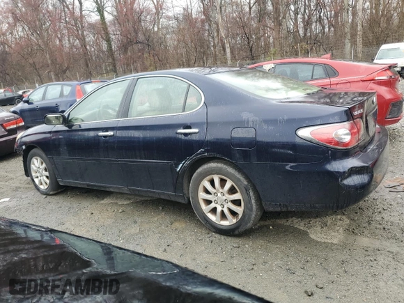 2003 Lexus ES 300 with VIN JTHBF30G036009951, listed as a Copart auction lot 50021235 with 231,411 mi miles and Salvage Title. Bid and sale history available at DreamBid. Image 2.