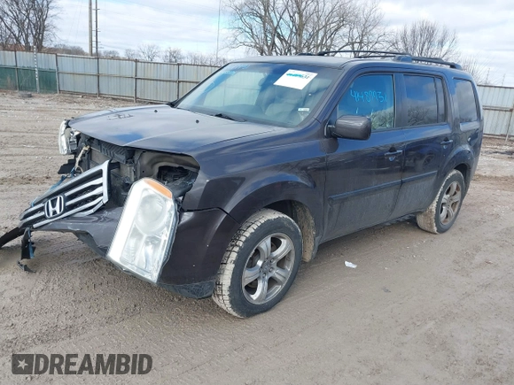 2012 Honda Pilot EX-L with VIN 5FNYF4H66CB049081, listed as a IAAI auction lot 41489931 with 220,509 mi miles. Bid and sale history available at carsss.com. Image 2.