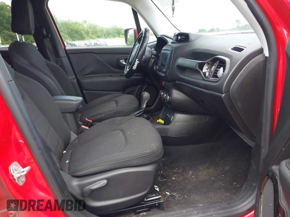 2017 Jeep Renegade Altitude with VIN ZACCJABB0HPF14936, listed as a IAAI auction lot 42356558 with 190,000 mi miles and . Bid and sale history available at DreamBid. Image 5.