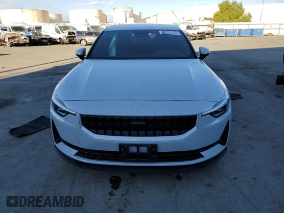 2023 Polestar 2 with VIN YSMEG3KA6PL141886, listed as a Copart auction lot 74600664 with 61,588 mi miles and Salvage Title. Bid and sale history available at carsss.com. Image 5.