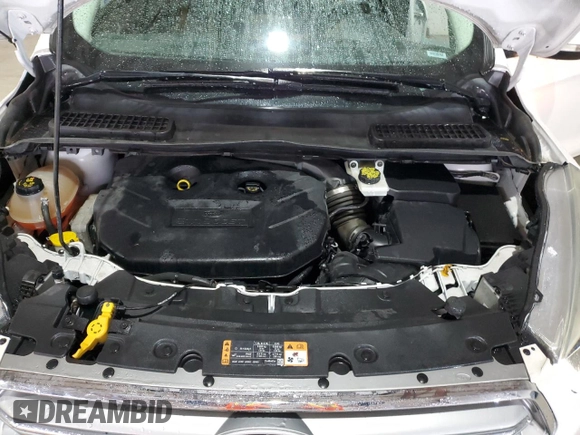 2017 Ford Escape Titanium with VIN 1FMCU0J96HUB31397, listed as a Copart auction lot 50970835 with 127,598 mi miles and Salvage Title. Bid and sale history available at carsss.com. Image 12.