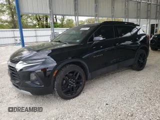 2020 Chevrolet Blazer LT with VIN 3GNKBCRS5LS676022, listed as a Copart auction lot 54066415 with 87,456 mi miles and Salvage title. Bid and sale history available at DreamBid. Image 1.