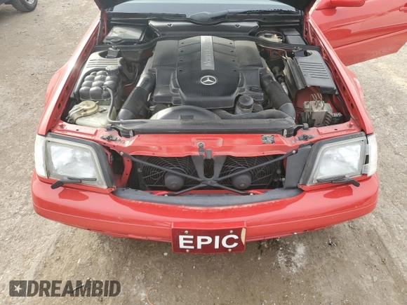 1999 Mercedes-Benz SL-Class with VIN WDBFA68F9XF186324, listed as a Copart auction lot 78376164 with 121,311 mi miles and Salvage Title. Bid and sale history available at carsss.com. Image 11.