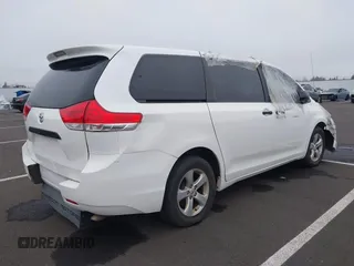 2012 Toyota Sienna with VIN 5TDZK3DCXCS271365, listed as a IAAI auction lot 38121628 with 101,756 mi miles and . Bid and sale history available at DreamBid. Image 4.
