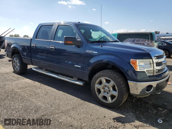 2014 Ford F-150 XL with VIN 1FTFW1ET2EFC54587, listed as a Copart auction lot 64996265 with 96,712 mi miles and Salvage title. Bid and sale history available at DreamBid. Image 4.