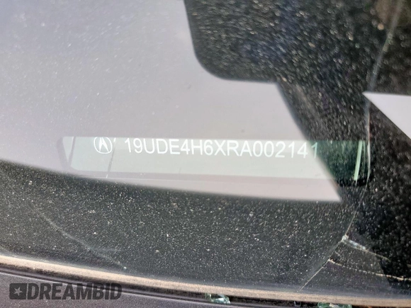 2024 Acura Integra Technology with VIN 19UDE4H6XRA002141, listed as a Copart auction lot 57291625 with Not provided miles and Salvage title. Bid and sale history available at DreamBid. Image 13.
