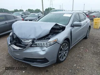 2015 Acura TLX V6 with VIN 19UUB2F39FA009616, listed as a IAAI auction lot 42506133 with 134,945 mi miles and . Bid and sale history available at DreamBid. Image 2.