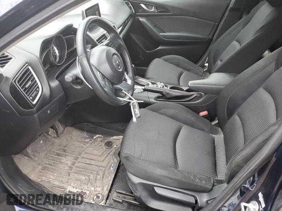 2015 Mazda 3 i Touring with VIN 3MZBM1L7XFM164015, listed as a Copart auction lot 54924275 with 189,258 mi miles and Salvage Title. Bid and sale history available at DreamBid. Image 7.