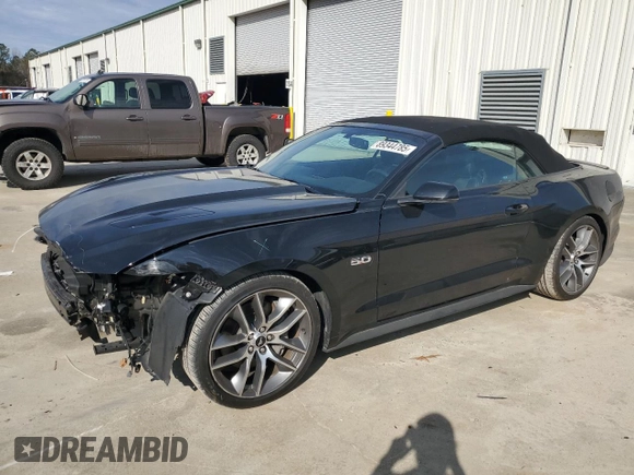 2017 Ford Mustang GT Premium with VIN 1FATP8FFXH5259005, listed as a Copart auction lot 89344785 with 77,139 mi miles and Salvage title. Bid and sale history available at DreamBid. Image 1.