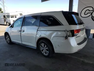 2016 Honda Odyssey EX z VIN 5FNRL5H46GB026519, wystawiony jako Copart lot #57455745 z przebiegiem 109 164 mil mil oraz Szkoda całkowita • Salvage title. Historia ofert i sprzedaży dostępna na DreamBid. Obrazek 2.