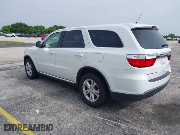 2013 Dodge Durango SXT with VIN 1C4RDHAG1DC669503, listed as a IAAI auction lot 42614210 with 103,482 mi miles and . Bid and sale history available at DreamBid. Image 3.