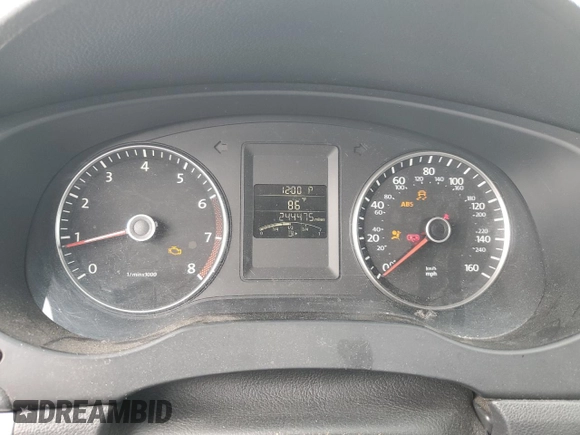 2013 Volkswagen Jetta SE with VIN 3VWDP7AJ2DM408755, listed as a Copart auction lot 59272925 with 244,475 mi miles and Salvage title. Bid and sale history available at DreamBid. Image 9.