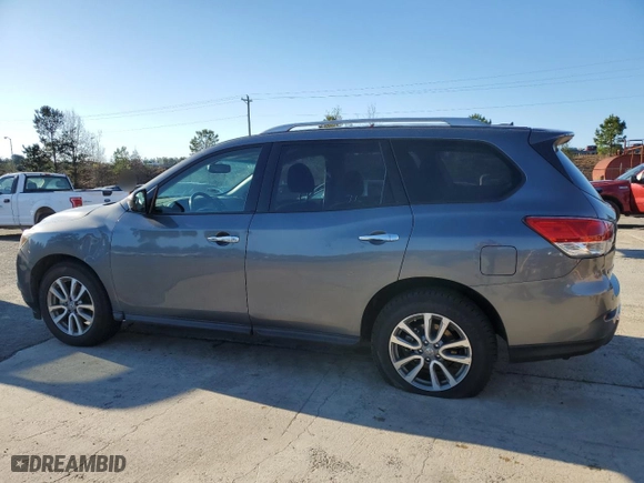 2016 Nissan Pathfinder S with VIN 5N1AR2MN5GC629639, listed as a Copart auction lot 50007035 with 130,771 mi miles and Clean Title. Bid and sale history available at carsss.com. Image 2.