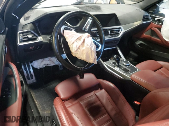 2023 BMW 4 Series M440i xDrive with VIN WBA13AR04PCL81619, listed as a Copart auction lot 70649904 with Not Provided miles and Salvage Title. Bid and sale history available at DreamBid. Image 8.