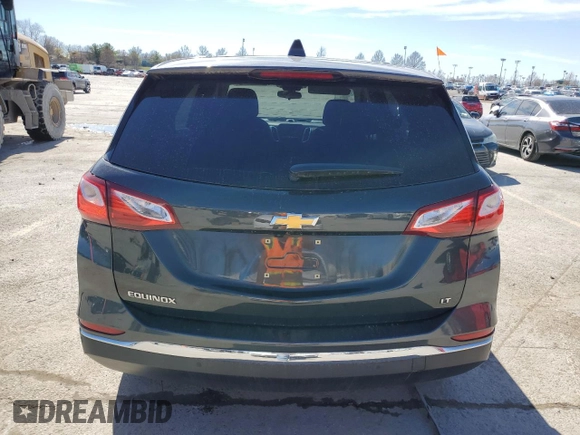 2018 Chevrolet Equinox LT with VIN 3GNAXJEV6JL103879, listed as a Copart auction lot 49067515 with 122,950 mi miles and Salvage Title. Bid and sale history available at DreamBid. Image 6.
