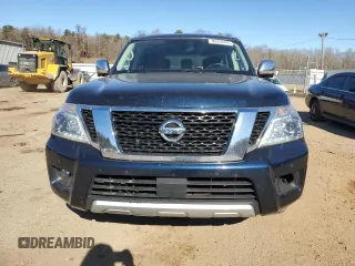 2018 Nissan Armada Platinum with VIN JN8AY2ND9JX001648, listed as a Copart auction lot 89330445 with 127,304 mi miles and Salvage Title. Bid and sale history available at carsss.com. Image 5.