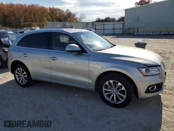 2016 Audi Q5 Premium with VIN WA1C2AFP4GA022504, listed as a Copart auction lot 82591004 with 66,083 mi miles and Salvage Title. Bid and sale history available at carsss.com. Image 4.