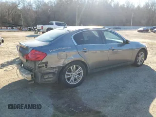 2012 Infiniti G25 Sedan Journey with VIN JN1DV6AP5CM810175, listed as a Copart auction lot 89208395 with 197,134 mi miles and Salvage Title. Bid and sale history available at carsss.com. Image 3.