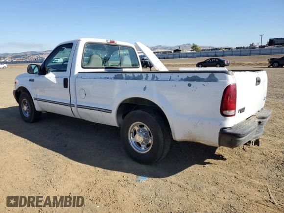 2001 Ford F-250 XL with VIN 1FTNF20L71EB45650, listed as a Copart auction lot 79976034 with 208,956 mi miles and Clean title. Bid and sale history available at DreamBid. Image 2.