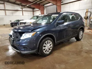 2016 Nissan Rogue SV with VIN KNMAT2MV6GP665239, listed as a Copart auction lot 47032235 with 76,396 mi miles and Clean Title. Bid and sale history available at carsss.com. Image 1.