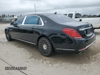 2016 Mercedes-Benz S with VIN WDDUX7GB0GA149841, listed as a Copart auction lot 46060465 with 78,810 mi miles and Salvage Title. Bid and sale history available at DreamBid. Image 2.