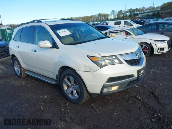 2013 Acura MDX with VIN 2HNYD2H26DH510809, listed as a IAAI auction lot 41812685 with 91,722 mi miles. Bid and sale history available at carsss.com. Image 1.