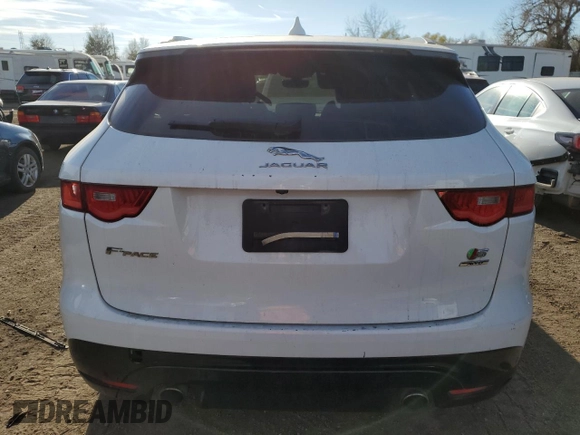 2019 Jaguar F-Pace S with VIN SADCM2FV6KA355093, listed as a Copart auction lot 81823914 with 46,984 mi miles and Salvage Title. Bid and sale history available at DreamBid. Image 6.