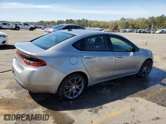 2016 Dodge Dart SE with VIN 1C3CDFAA5GD624041, listed as a Copart auction lot 50360895 with 118,610 mi miles and Clean Title. Bid and sale history available at carsss.com. Image 3.