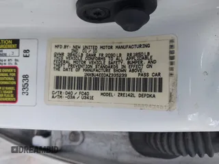 2010 Toyota Corolla with VIN 1NXBU4EE0AZ335239, listed as a IAAI auction lot 42155710 with 215,134 mi miles. Bid and sale history available at carsss.com. Image 9.
