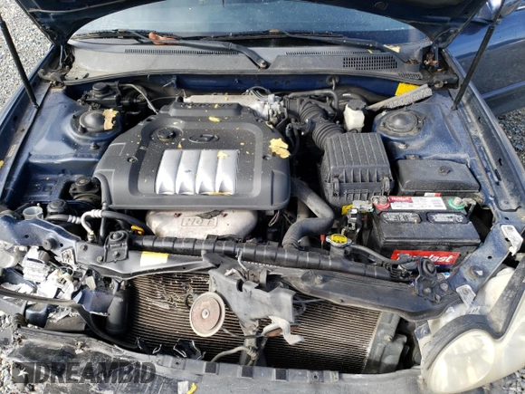 2002 Hyundai Sonata with VIN KMHWF25S12A520554, listed as a Copart auction lot 43483194 with 131,409 mi miles and Salvage Title. Bid and sale history available at carsss.com. Image 12.