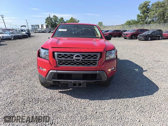2022 Nissan Frontier SV with VIN 1N6ED1FK3NN660596, listed as a Copart auction lot 41824205 with 33,214 mi miles and Salvage Title. Bid and sale history available at carsss.com. Image 5.