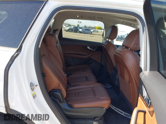 2017 Audi Q7 Premium with VIN WA1AAAF76HD019257, listed as a IAAI auction lot 42292549 with 55,067 mi miles and . Bid and sale history available at DreamBid. Image 8.