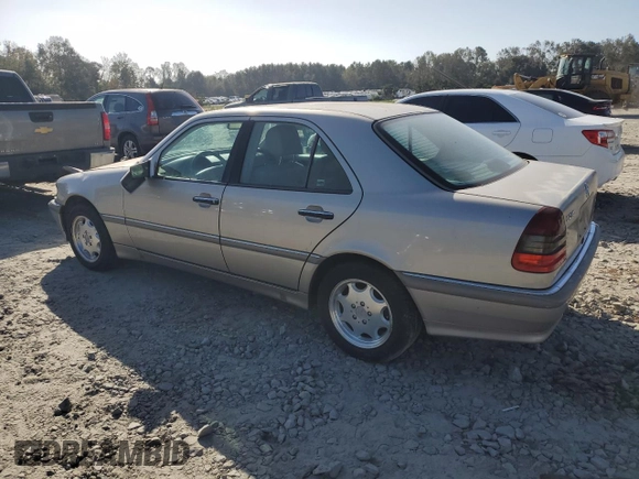 1998 Mercedes-Benz C 230/260/280/320 with VIN WDBHA23G8WA620777, listed as a Copart auction lot 77751154 with 144,032 mi miles and Salvage Title. Bid and sale history available at carsss.com. Image 2.