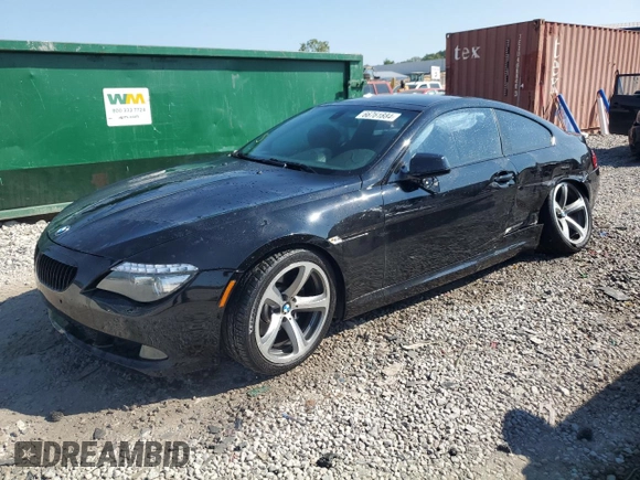 2010 BMW 6 Series 650i with VIN WBAEA5C53ACV93647, listed as a Copart auction lot 66761884 with 114,711 mi miles and Salvage Title. Bid and sale history available at carsss.com. Image 1.