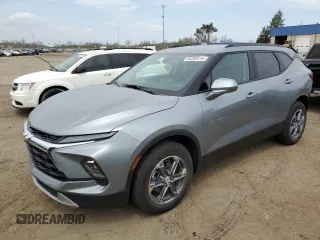 2025 Chevrolet Blazer LT with VIN 3GNKBCR41SS105594, listed as a Copart auction lot 54293415 with 5,992 mi miles and Salvage title. Bid and sale history available at DreamBid. Image 1.