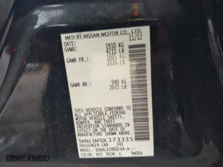 2013 Nissan Altima 2.5 SL with VIN 1N4AL3AP1DC173335, listed as a IAAI auction lot 41737990 with 166,733 mi miles. Bid and sale history available at carsss.com. Image 9.
