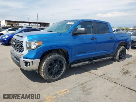 2018 Toyota Tundra 2WD SR5 with VIN 5TFEM5F18JX129250, listed as a Copart auction lot 50526165 with 83,064 mi miles and Salvage Title. Bid and sale history available at carsss.com. Image 1.
