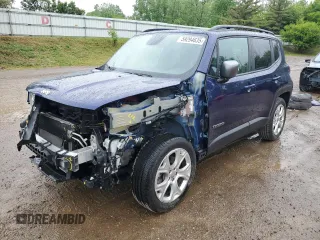 2020 Jeep Renegade Limited z VIN ZACNJBD18LPL82744, wystawiony jako Copart lot #59294635 z przebiegiem 63 109 mil mil oraz Czysty tytuł • Clean title. Historia ofert i sprzedaży dostępna na DreamBid. Obrazek 1.