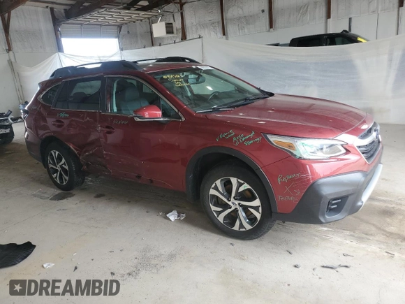 2020 Subaru Outback Limited с VIN 4S4BTANC9L3229977, выставлен на аукционе Copart как лот 56500475 с пробегом 65 750 миль миль и Списание • Salvage title. История ставок и продаж доступна на DreamBid. Изображение 4.
