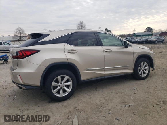 2017 Lexus RX 350 with VIN 2T2BZMCA4HC068695, listed as a Copart auction lot 47447635 with 65,064 mi miles and Salvage title. Bid and sale history available at DreamBid. Image 3.