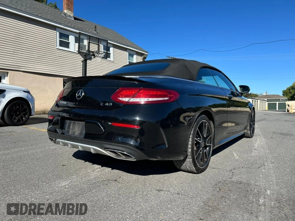 2017 Mercedes-Benz C 43 AMG with VIN WDDWK6EB8HF541457, listed as a Copart auction lot 73664584 with 133,312 mi miles and Clean title. Bid and sale history available at DreamBid. Image 3.