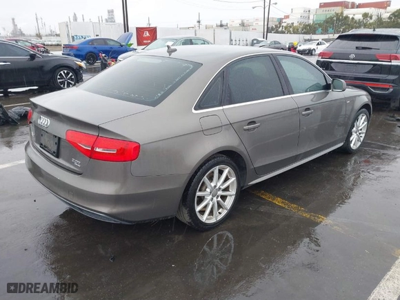2014 Audi A4 Premium Plus with VIN WAUFFAFL2EN042337, listed as a IAAI auction lot 41721822 with 109,390 mi miles. Bid and sale history available at carsss.com. Image 4.