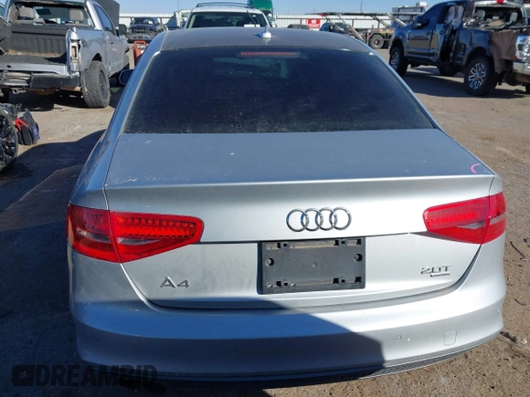 2013 Audi A4 Prestige with VIN WAUKFAFL0DA161928, listed as a IAAI auction lot 41403253 with 87,394 mi miles. Bid and sale history available at carsss.com. Image 16.
